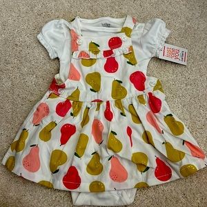 New with Tags Carters Onesie and Dress - 9 Months